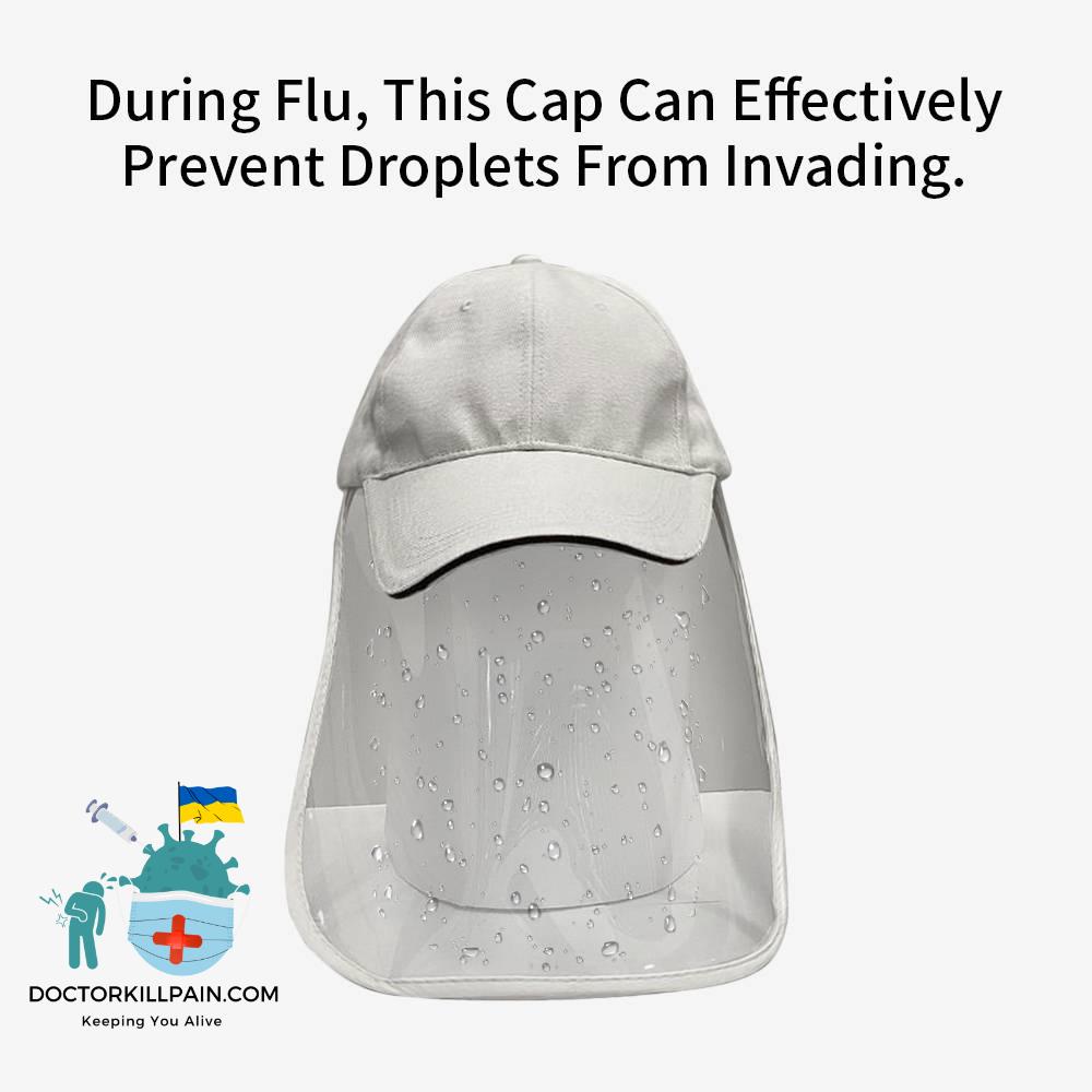 Multi-function Protective Cap Anti Infection Protective Hat Eye Protection Anti-fog Windproof Hat Anti-saliva Face Cover Cap