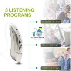 Intelligent Adaptive Wireless Sound Amplifiers color: AAB100-Champagne-L|AAB100-Champagne-R|AAB100-Pearl grey-L|AAB100-Pearl grey-R|Champagne-Pair|Graphite grey-L|Graphite grey-Pair|Graphite grey-R|Pearl grey-Pair  Best Hearing Aids In 2022 New Arrivals Best Sellers