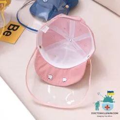 Kids Cap With Removal Face Shield color: 0-3yearBK|0-3yearsBU|0-3yearsPK|0-3yearsYE|3-12yearsBU|3-12yearsKH|3-12yearsOR|3-12yearsYE  New Arrivals Protection Against COVID-19 Face Masks & Face Shields Face Shields Face Shields For Kids Best Sellers