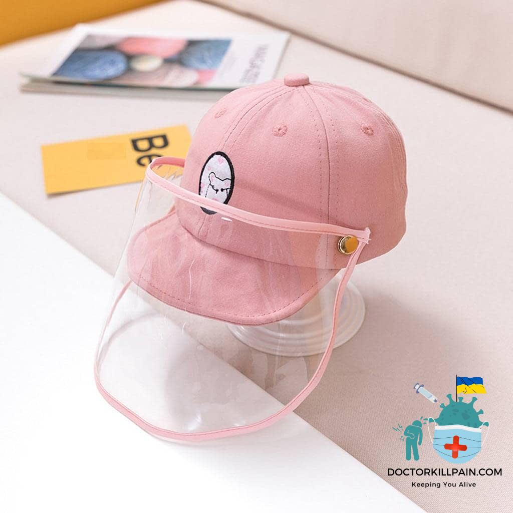 0-12 years Anti-spitting Dustproof Cover Kids Protective Hat Boys Girls peaked cap Hat For Kid Isolate germs Защитный колпачок#2