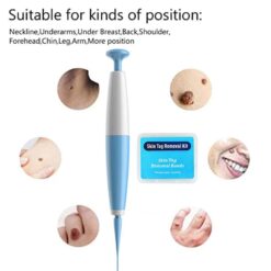 LESCOLTON Auto Skin Tag Remover Painless Mole Wart Remover Skin Tag Removal Kit with Cleansing Swabs Facial Beauty Tool Home Use color: 40 Bands|60 Bands|80 Bands  New Arrivals Uncategorized Skin Care Best Sellers