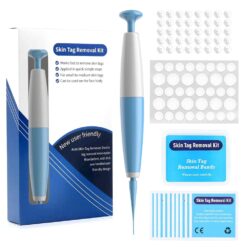 LESCOLTON Auto Skin Tag Remover Painless Mole Wart Remover Skin Tag Removal Kit with Cleansing Swabs Facial Beauty Tool Home Use color: 40 Bands|60 Bands|80 Bands  New Arrivals Uncategorized Skin Care Best Sellers