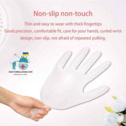 Latex Protective Gloves 100pcs/Set color: 100pcs  New Arrivals Protection Against COVID-19 Protective Gloves Best Sellers