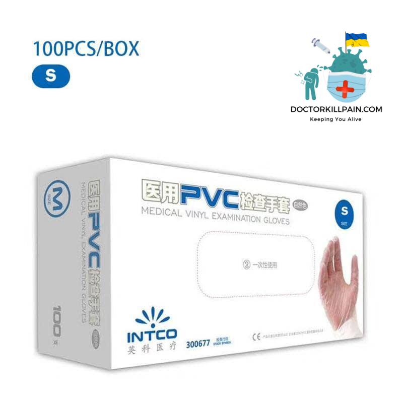 100pcs/Set Protection Gloves Transparent PVC Vinyl Disposable Gloves Dishwashing Latex Rubber Garden Universal For Home Cleaning