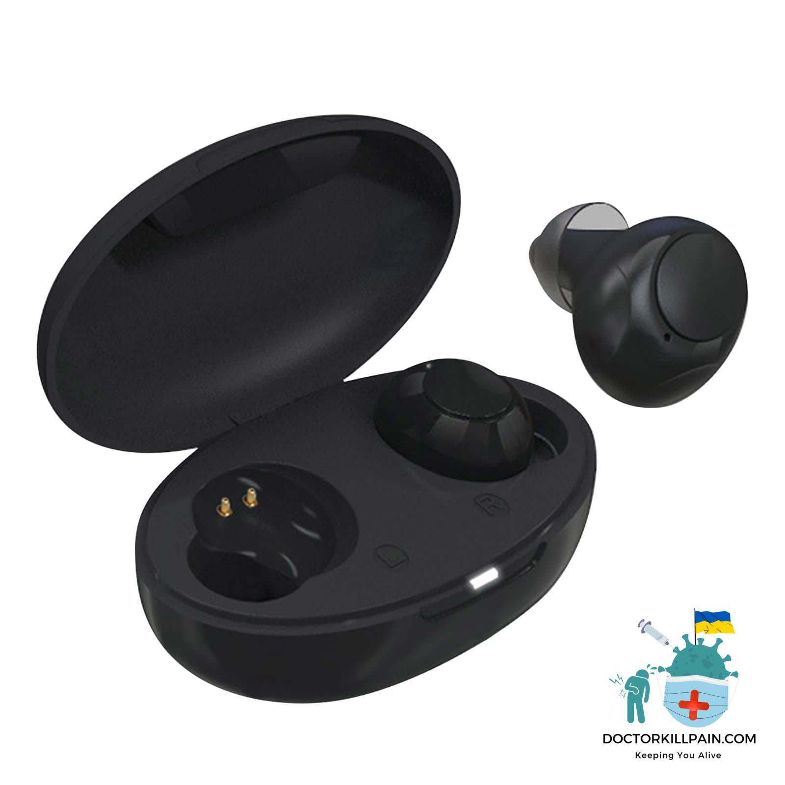 1 Pair USB Rechargeable Mini In Ear Portable Invisible Hearing Aids Assistant Adjustable Tone Sound Amplifier For Deaf Elderly