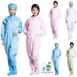 Non-Static Protective Suit color: Pink|Blue|White|Yellow  New Arrivals Protection Against COVID-19 Protective Suits & Clothing Best Sellers