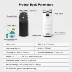 Portable Nebulizer For Respiratory Illnesses color: CUP Accessories|N3|N3 standard  New Arrivals Protection Against COVID-19 Best Sellers