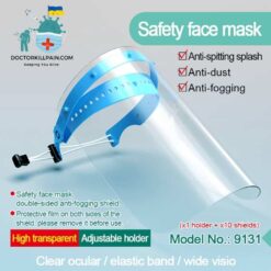 Premium Adjustable Face Shield Weight: 280g  New Arrivals Protection Against COVID-19 Face Masks & Face Shields Face Shields Face Shields For Adults Face Shields For Kids Best Sellers