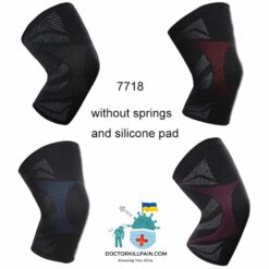 Premium Elastic Knee Pad To Relieve Pain color: 721 PAD grey blue1|721A PAD BLACK1|721A PAD GREY1|721A PAD ORANGE1|721A PAD PURPLE1|721PAD BLACK1|7718 BLACK 1|7718 BLUE 1|7718 PINK 1|7718 RED 1  New Arrivals Best Sellers