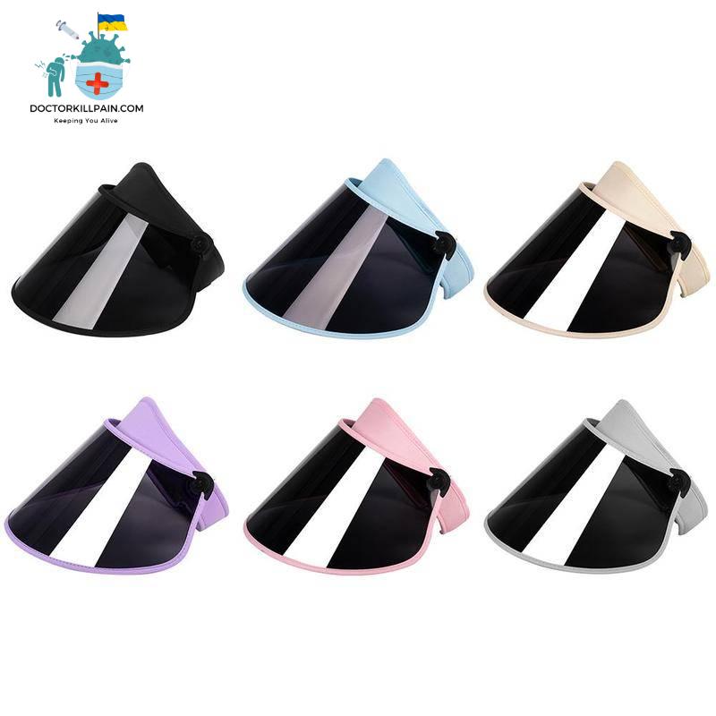 Summer Sun Protection Ultraviolet Polarized Sun Visor Hats For Women Outdoor Travel Fishing Biking Cover Face Sun Hat Female Cap