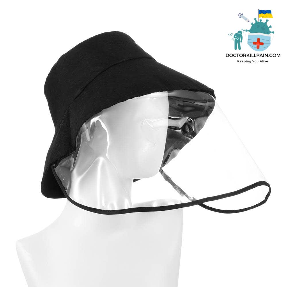 Unisex Multi-function Protective Cap Anti-spitting Cover Outdoor Hat Splash-Proof Anti-Wind Sand Eye Protection Isolation Cap