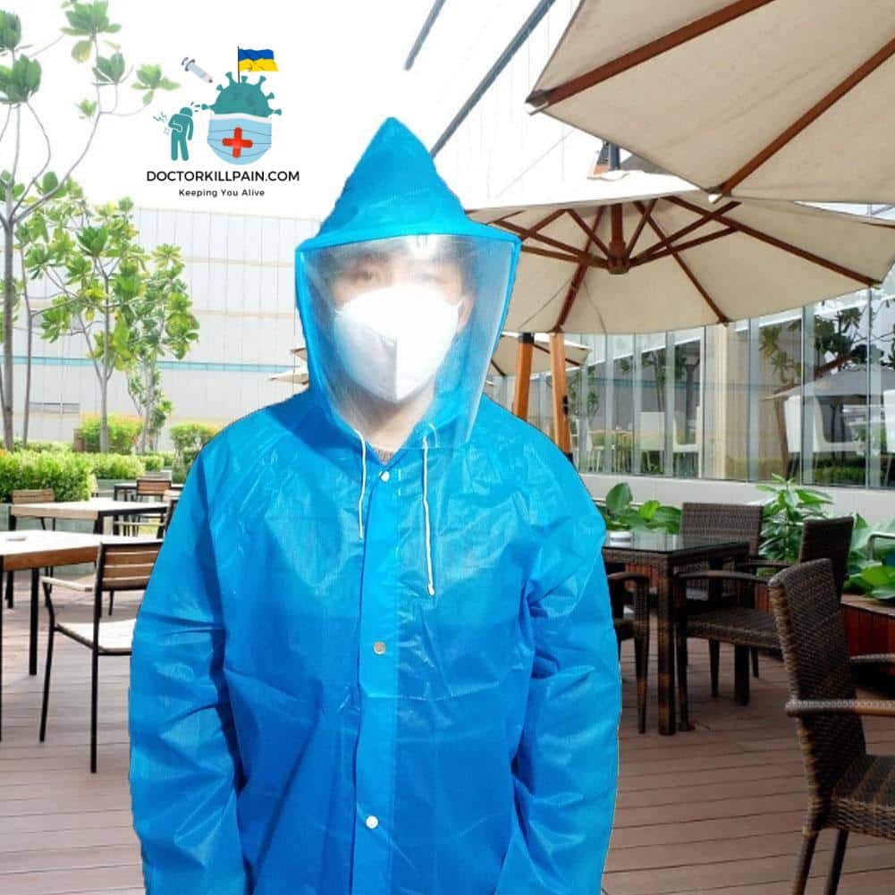 Anti Bee Clothing Disposable Raincoat Waterproof Protection Gown For Men Women Hiking Cycling Outdoor Sports