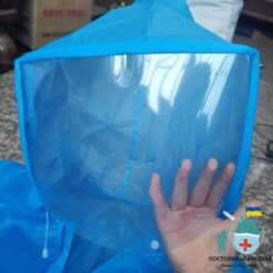 Protective Raincoat With Face Shield color: A|B|C|D|E|F|G|H|I|J  New Arrivals Protection Against COVID-19 Face Shields Face Shields For Adults Jackets with Face Mask Protective Suits & Clothing Best Sellers