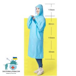 Protective Raincoat With Face Shield color: A|B|C|D|E|F|G|H|I|J  New Arrivals Protection Against COVID-19 Face Shields Face Shields For Adults Jackets with Face Mask Protective Suits & Clothing Best Sellers