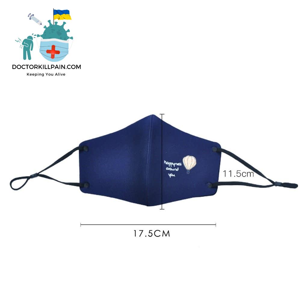 5pcs Cute Mask For Face Children Fabric Mask For Face Kids Mask Jettable Child Mouth Cap Print Mascarillas Ninos Masque Enfant