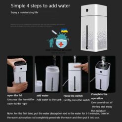 Quiet USB Air Humidifier color: Black|White  New Arrivals Uncategorized Best Sellers