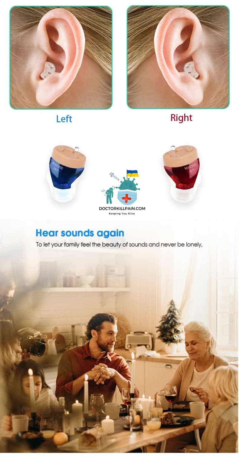 Rechargeable Hearing Aids V30 Intelligent Audifonos Mini Inner Ear for Elderly Sound Amplifier for Deafness with Charging Case Rechargeable Hearing Aids V30 Intelligent Audifonos Mini Inner Ear for Elderly Sound Amplifier for Deafness with Charging Case