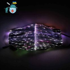 Rechargeable Face Mask With Lights color: Black|White  New Arrivals Protection Against COVID-19 Face Masks & Face Shields Face Masks Face Masks For Adults Safest Face Masks For Kids Best Back to School Face Masks For Kids Best Sellers