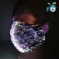 Rechargeable Face Mask With Lights color: Black|White  New Arrivals Protection Against COVID-19 Face Masks & Face Shields Face Masks Face Masks For Adults Safest Face Masks For Kids Best Back to School Face Masks For Kids Best Sellers