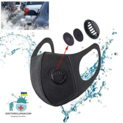 Reusable Protective Face Mask With Valve Brtand: Dr. Kill Pain  New Arrivals Protection Against COVID-19 Face Masks & Face Shields Face Masks Face Masks For Adults Best Sellers