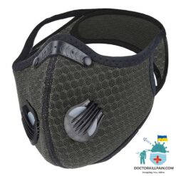 Safe Breathable Face Mask For Biking color: Navy|Orange|Wine|Gray with 2 Filters|Black  New Arrivals Protection Against COVID-19 Face Masks & Face Shields Face Masks Face Masks For Adults Best Sellers