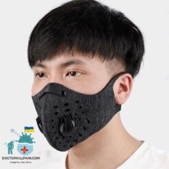 Safe Breathable Face Mask For Biking color: Navy|Orange|Wine|Gray with 2 Filters|Black  New Arrivals Protection Against COVID-19 Face Masks & Face Shields Face Masks Face Masks For Adults Best Sellers