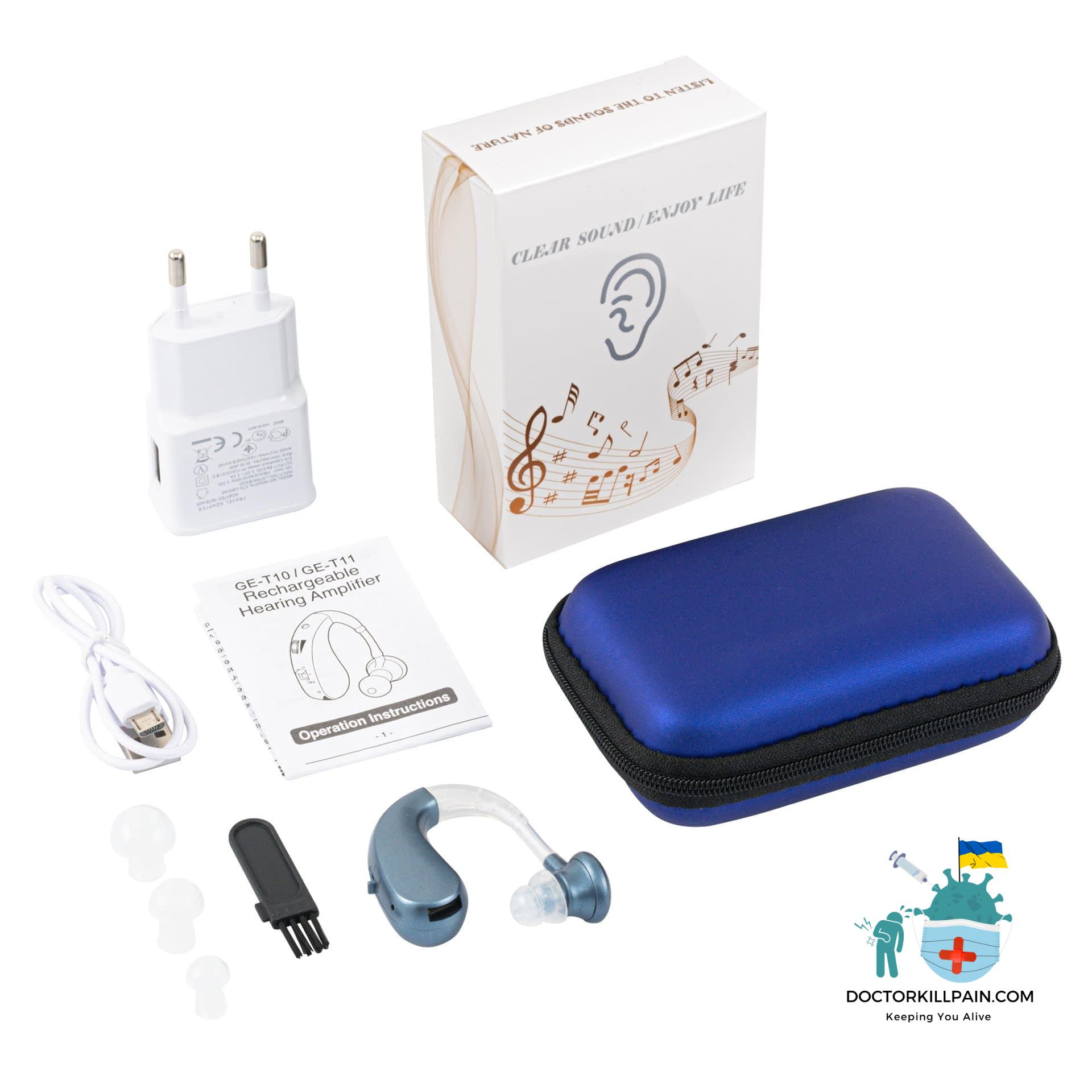 Mini Rechargeable Hearing Aid For The Deaf Digital BET Hearing Aid Adjustable Audio Amplifierelderly Deafness Tools Dropshipping