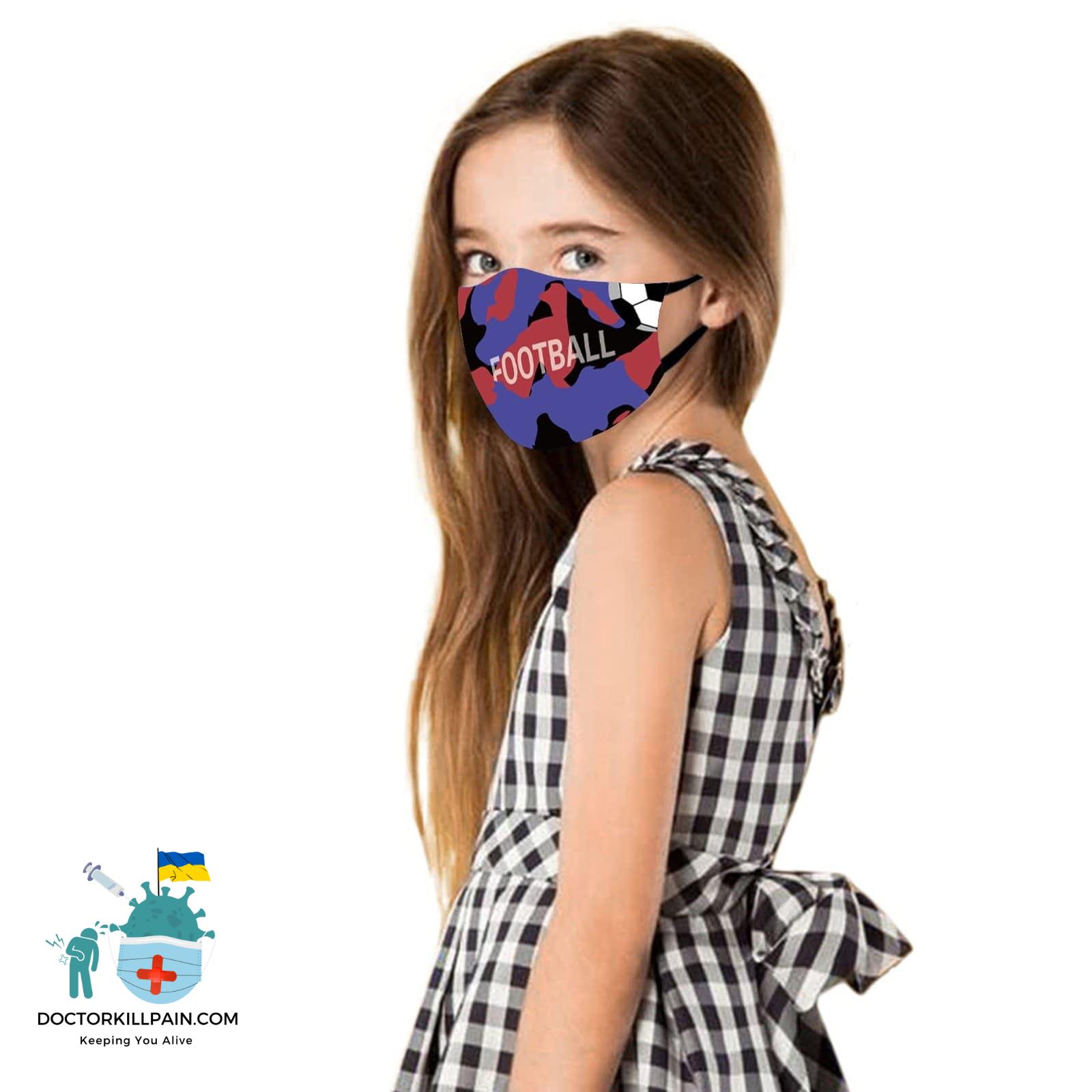 Adjustable Anonymous Mask For Children Printed Reusable Mouth Face Masks Cubrebocas Para Niños Washable Halloween Cosplay Masque