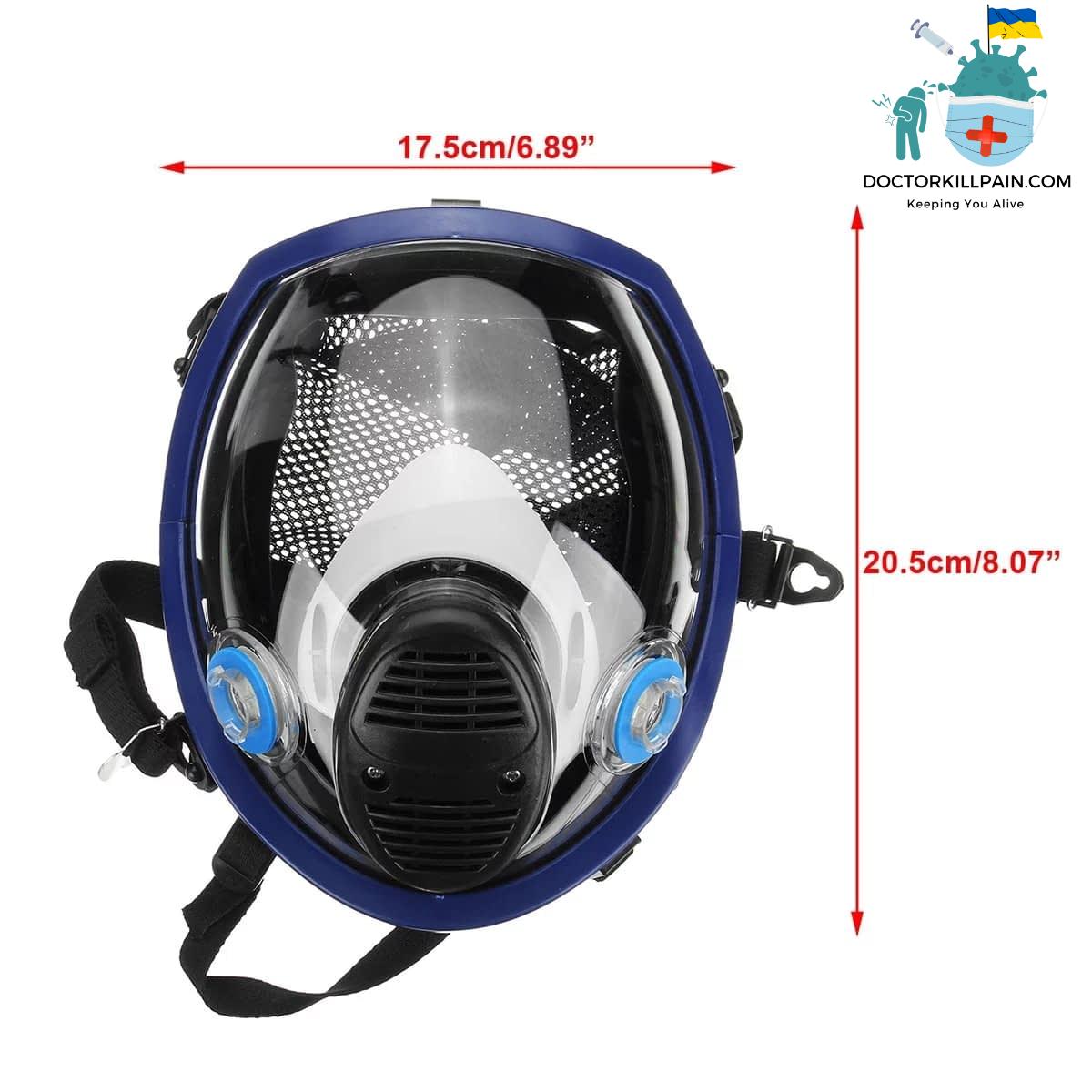 Chemical Mask 6800 7 in 1 Gas Mask Dustproof Respirator Paint Pesticide Spray Silicone Full Face Filters for Laboratory Welding