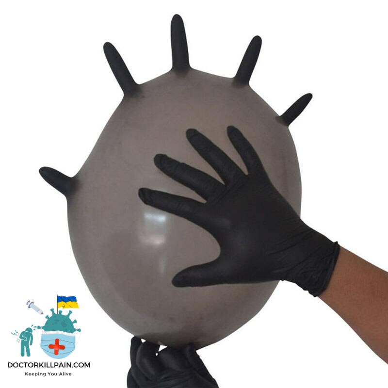 100 Pcs/Box of Black, Blue, or Transparent Disposable Gloves
