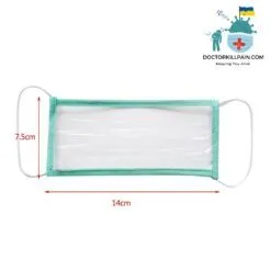 Transparent Face Mask For Kids color: Red|Blue|Green|Yellow  New Arrivals Protection Against COVID-19 Face Masks & Face Shields Face Masks Safest Face Masks For Kids Best Back to School Face Masks For Kids Best Sellers