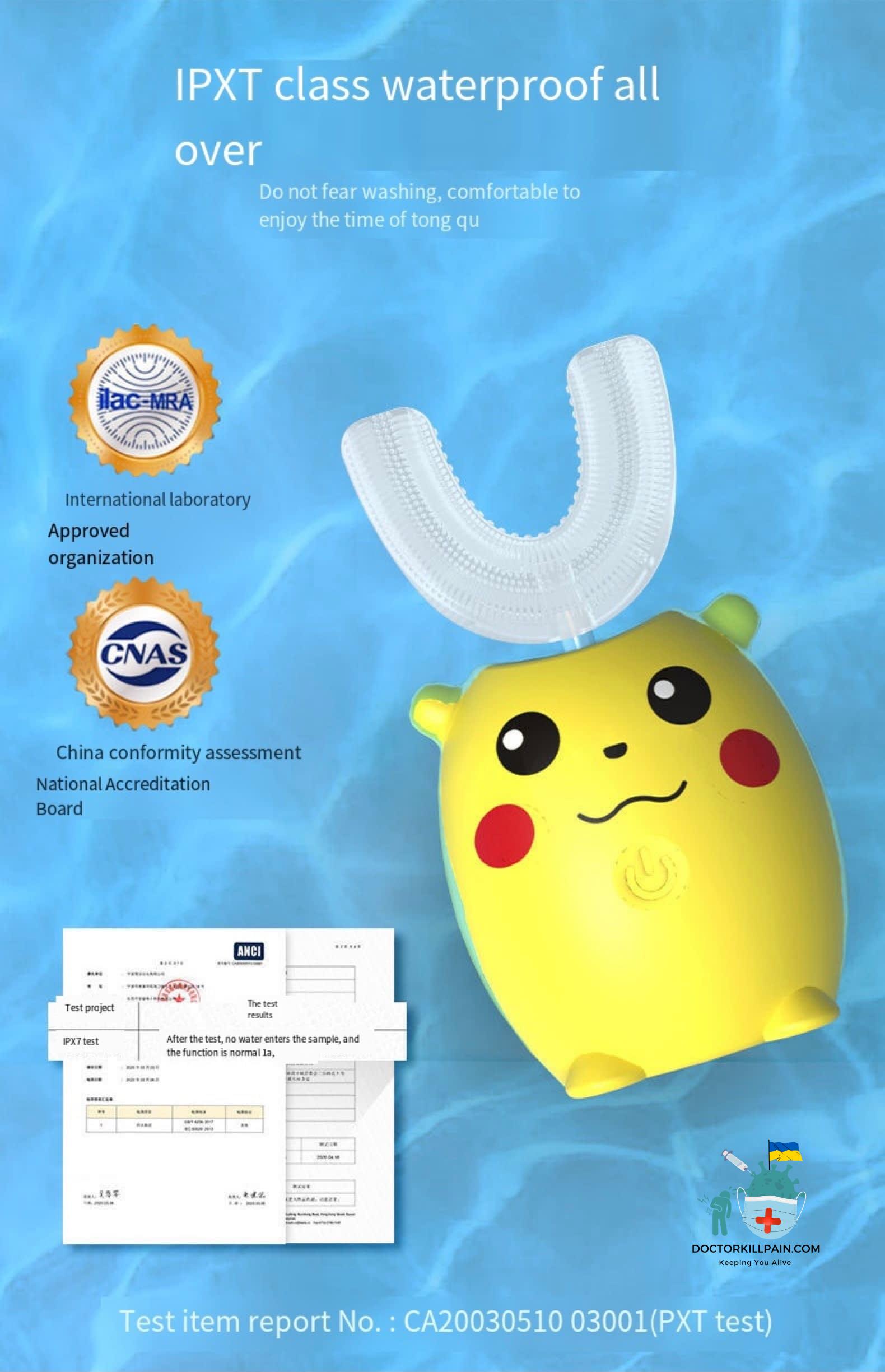 Smart Electric Toothbrush Kids Silicon Automatic Ultrasonic Teeth Tooth Brush Cartoon Pattern Children 360 Degrees XaoMi U Smart Electric Toothbrush Kids Silicon Automatic Ultrasonic Teeth Tooth Brush Cartoon Pattern Children 360 Degrees XaoMi U