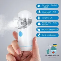 USB Rechargeable Mini Nebulizer Inhaler Brand: Dk. Kill Pain  New Arrivals Protection Against COVID-19 Best Sellers