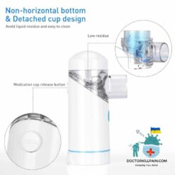USB Rechargeable Mini Nebulizer Inhaler Brand: Dk. Kill Pain  New Arrivals Protection Against COVID-19 Best Sellers