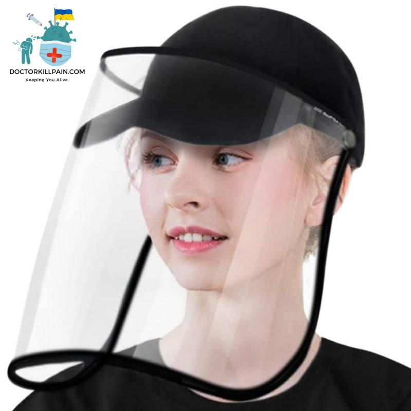 Helmet Anti-Spitting Droplet Adjustable Full Face Covering Cap Protective Cover Shield Adult Kid Outdoor Safety Anti Spray Hats