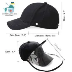 Unisex Face Shield Hat color: A|B|C  New Arrivals Protection Against COVID-19 Face Masks & Face Shields Face Shields Face Shields For Adults Best Sellers