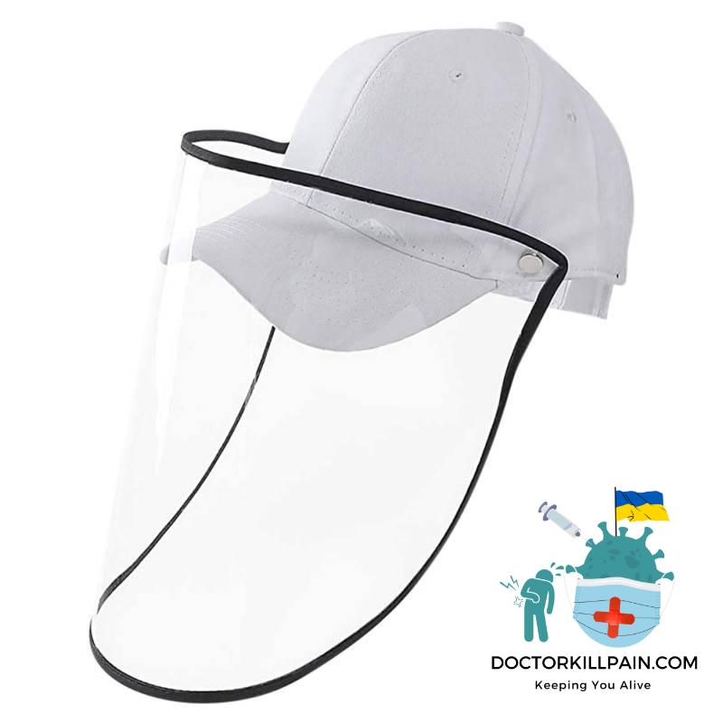 Helmet Anti-Spitting Droplet Adjustable Full Face Covering Cap Protective Cover Shield Adult Kid Outdoor Safety Anti Spray Hats