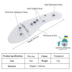 Unisex Shoe Pads For Weight Loss color: White  As Seen On TV Foot Pain Relief Weight Loss Remedies Best Sellers Clearance