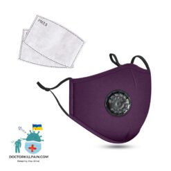 Washable Face Mask with Filter color: 1 Mask (No Filters)|Black with 2 Filters|Blue with 2 Filters|Gray with 2 Filters|Pink with 2 Filters|Purple with 2 Filters|Red with 2 Filters|10 Kid Filters|10 Filters  New Arrivals Protection Against COVID-19 Face Masks & Face Shields Face Masks Face Masks For Adults Best Sellers