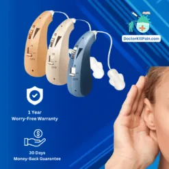 ClearEar Mini™️: Rechargeable Hearing Aid with Intelligent Noise Reduction color: Silver|Skin|Blue  New Arrivals As Seen On TV Best Affordable Hearing Aids Best Sellers