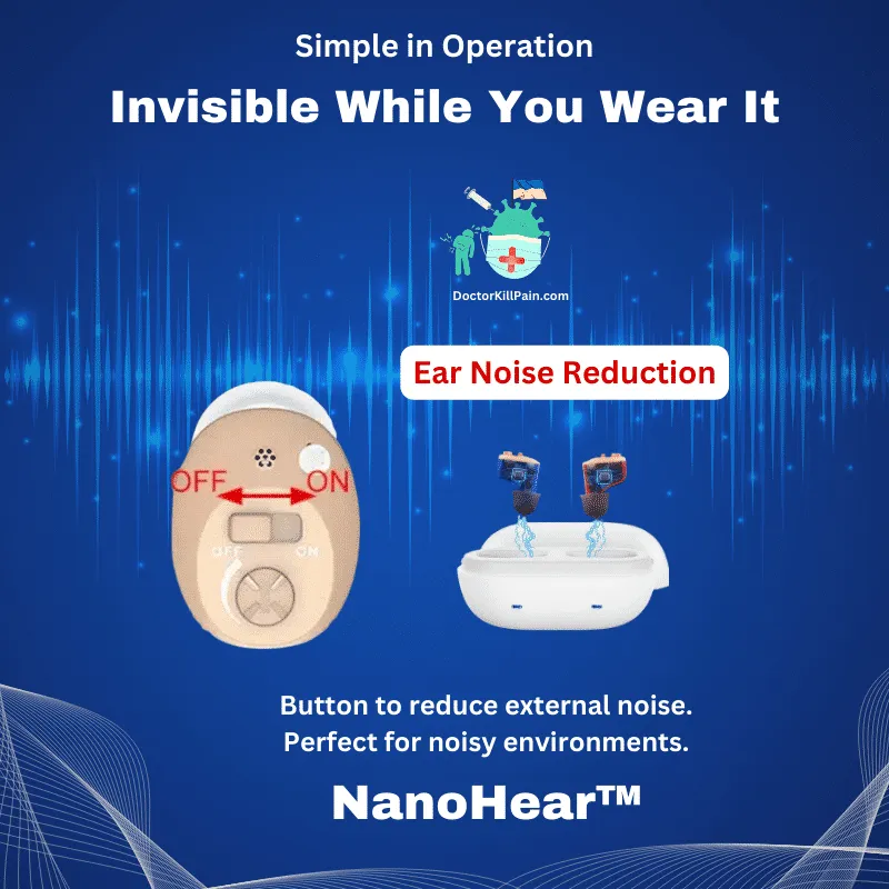 NanoHear™️ Small Affordable Hearing Aids For Moderate to Severe Hearing Loss color: Skin|Blue/Red|Black  New Arrivals Best Affordable Hearing Aids