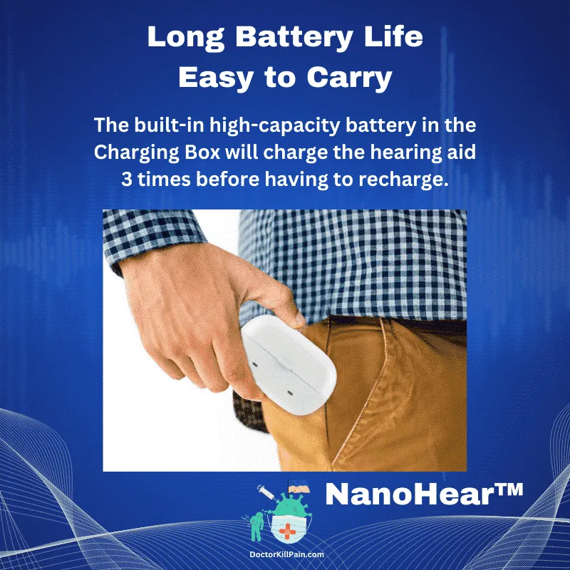 NanoHear™️ Small Affordable Hearing Aids For Moderate to Severe Hearing Loss color: Skin|Blue/Red|Black  New Arrivals Best Affordable Hearing Aids