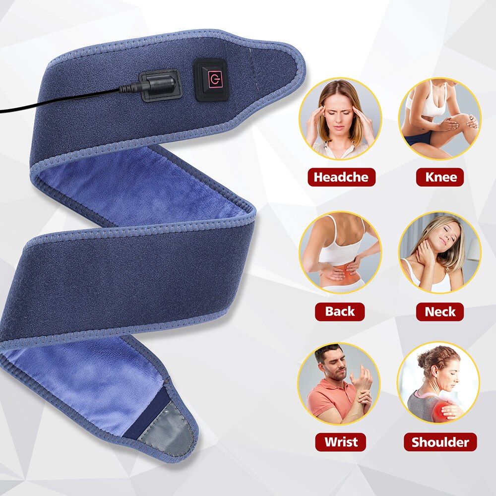 Hailicare Heating Pad Wrap 3 Heating Settings Support Brace Wristband Belt Hot Warm Relief Pain Bandage Ankle Support Protector