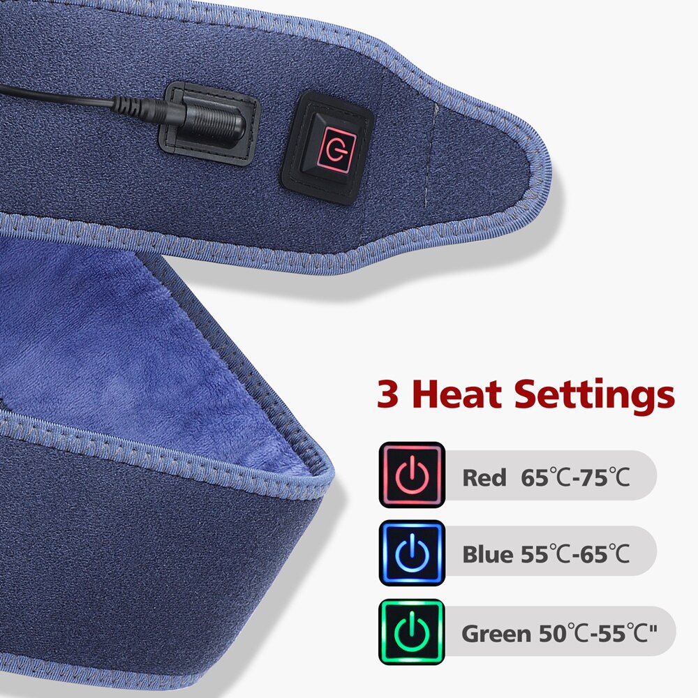 3 different heat settings