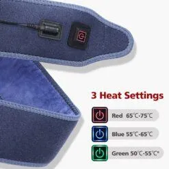 Hailicare Heating Pad Wrap 3 Heating Settings Support Brace Wristband Belt Hot Warm Relief Pain Bandage Ankle Support Protector color: EU PLUG|UK Plug|US Plug  Pain Relief Arm Pain Relief