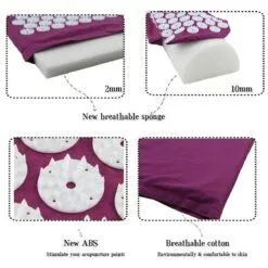 Yoga Massage Mat Acupressure Relieve Stress Back Cushion Massage Yoga Mat Back Pain Relief Needle Pad With Pillow 1ef722433d607dd9d2b8b7: China  Pain Relief Back Pain Relief