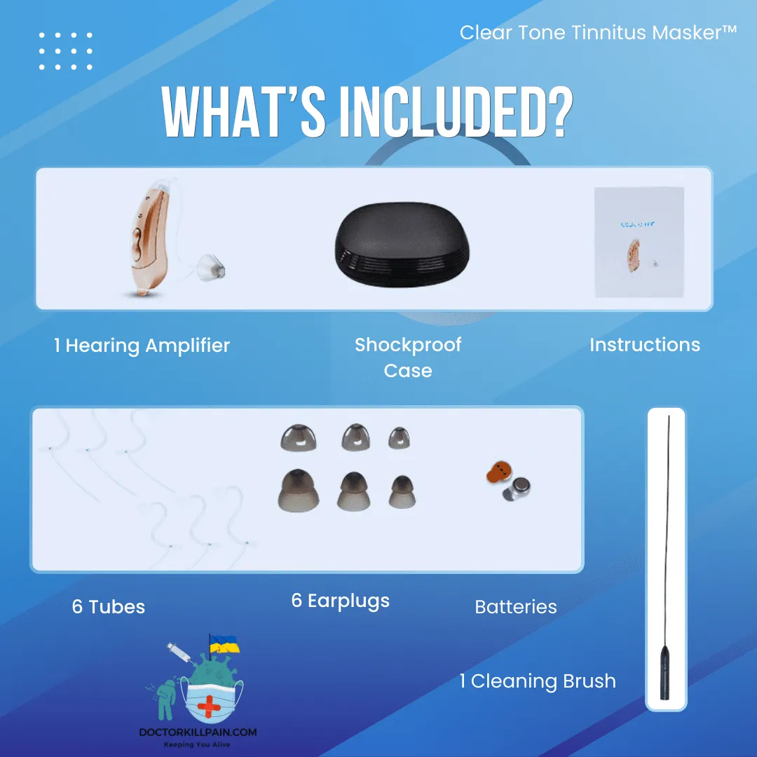 Clear Tone Tinnitus Masker™️ PACKING LIST