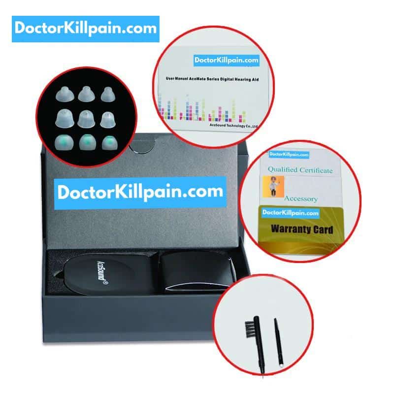 AcoSound 16 Channel 120dB Bluetooth Self-Fitting Digital Hearing Aids For Deafness Programmable Sound Amplifier For Elder New In